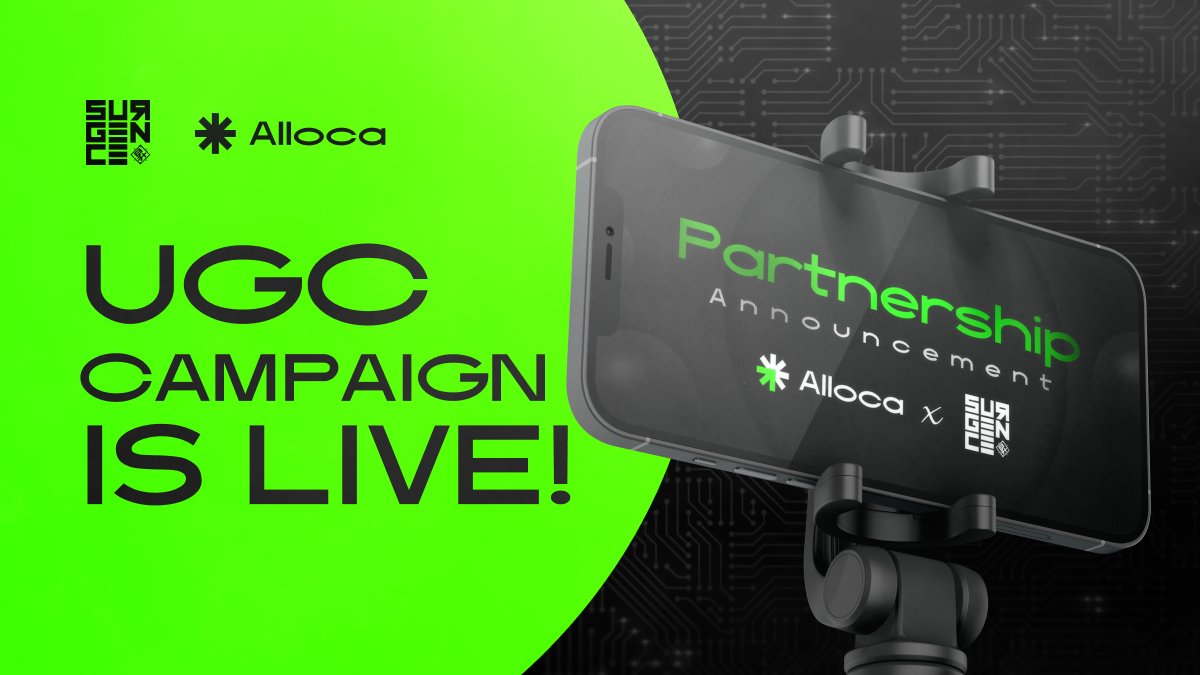 AllocaWorld's tweet photo. Alloca x Surgence

We are thrilled to announce a new award-winning campaign that we are running in partnership with @surgence_io 

The good news is that the prizes will not be randomly distributed. It's entirely up to you to win the Main prizes.

💰The Prize Pool is $1500 and It will be distributed among the winners.

Who can participate? The campaign is open to all social media users aged 16 and older, with an audience of 500+ followers on Platform X.

⭐️ What do you have to do to win the prize pool? Everything is quite simple!
All you have to do is to create content that showcases your vision for the future use of Alloca. Show us what a closed community actyally means to you, and why you are interested in the project. 

We are looking forward to hear some of the key aspects of the Alloca that make it unique and attractive for you.

It is important that participants must add the hashtags #Alloca and #Surgence to their posts and tag both official project pages.

💸 How will the prize pool be distributed? 
We have three categories of prizes: Main Prizes, Consolation Prizes, Additional Prizes.

– Main Prizes: 3 winners, each receiving $400.

– Consolation Prizes: 5 participants will receive $60 each for the most creative and expressive entries.

– Additional Prizes: 10 participants will receive whitelist spots for early access to the Alloca project.

What kind of content is acceptable to participate in the campaign?
Here we trust your imagination completely. It can be any graphics, text posts, video (no longer than 60 sec) or image carousels. 

Be honest and share your expectations of the Alloca project

⚡️The campaign will run for 18 days and It starts from today. Announcement with the winners you will find on the official pages of Alloca and Surgence on X. 

Good luck to the participants. And be sure that the winners will be the most worthy ones. 

More detailed terms of participation you can find in Surgence discord👇🏻

https://t.co/mYmiGiHdxo