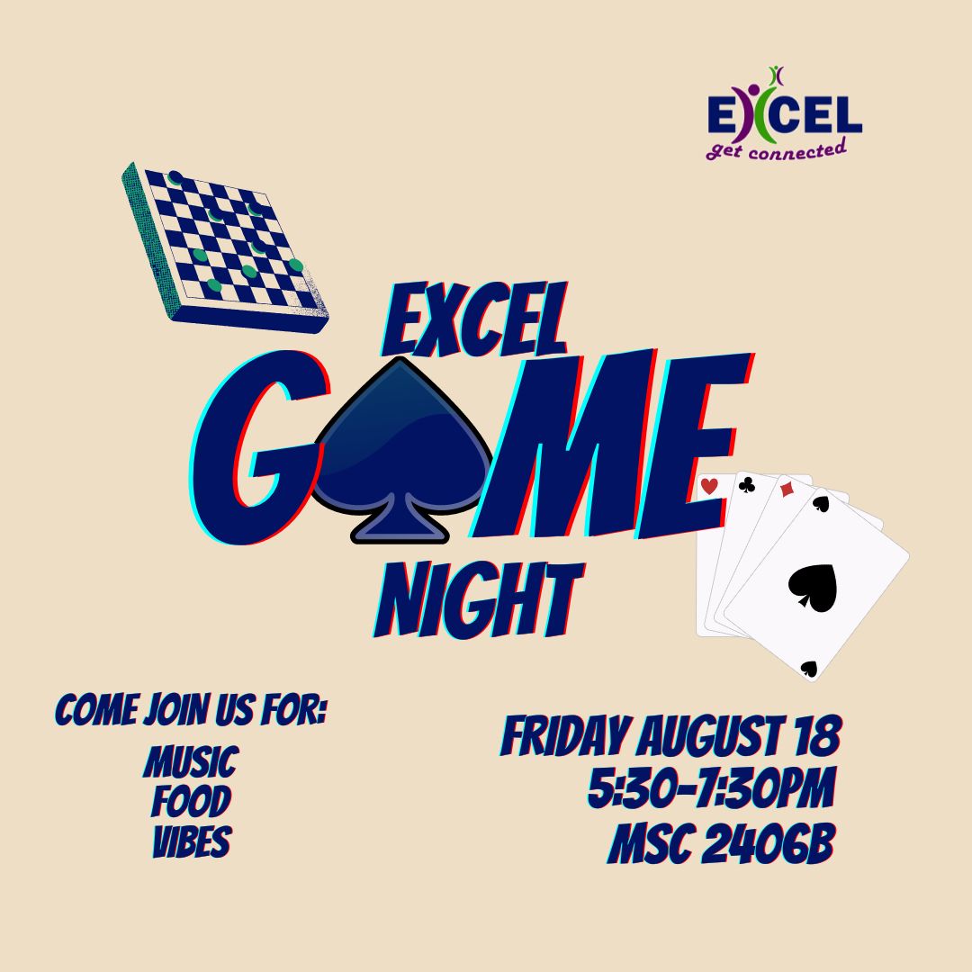 Come join us for our ExCEL GameNight! 

See you soon!

#TAMU #TAMU28