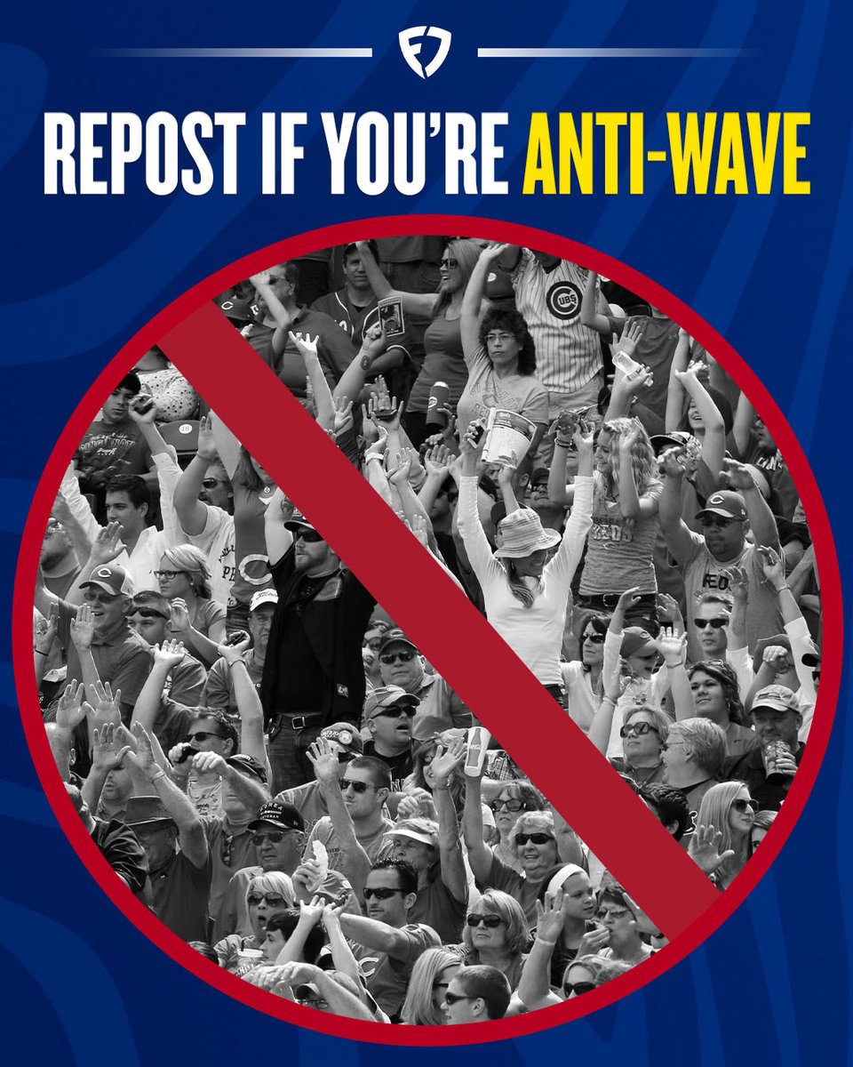 FDSportsbook's tweet photo. Do you hate the wave? 👇 https://t.co/XMkfL0xDfI