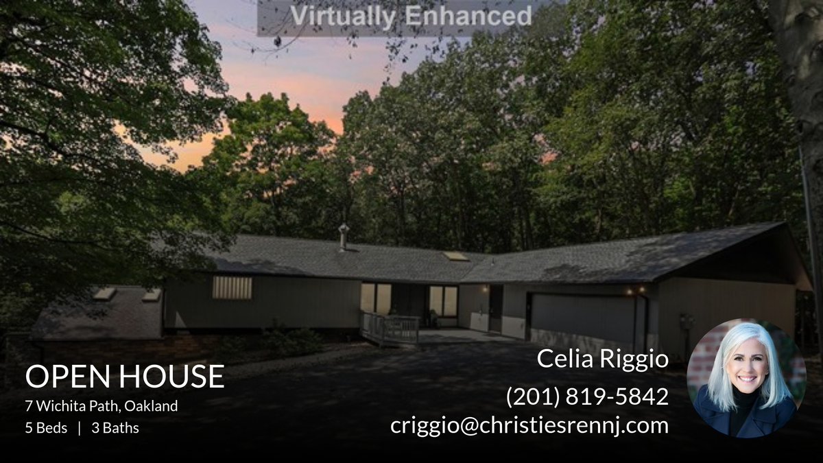 celrig's tweet image. Don't miss out! Your new home is waiting—Open House this weekend!
•
7 Wichita Path | Oakland
Saturday, August 17th from 12pm-2pm
Sunday, August 18th from 1pm-3 pm
•
Hope to see you there!
•
#OpenHouse #NewJersey #NewLis... homeforsale.at/7_WICHITA_PATH…