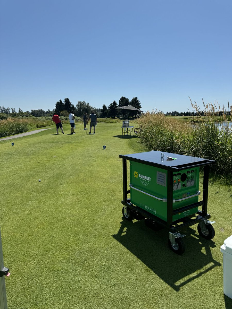 portablelectric's tweet photo. It's great to see the Voltstack 5k BESS powering up another fantastic event!

Kudos to @SunbeltRentals team for hosting a successful customer appreciation golf tournament at Northview Golf &amp; Country Club. https://t.co/16OWIZycHo