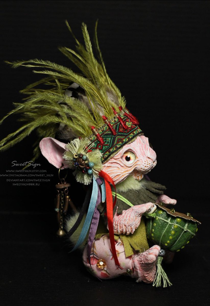 sweetsignarts's tweet image. Don Peyote, a shaman rabbit art doll I made a few years ago 🐇 🌵 

#characterdesign #artdoll #rabbittoy #fantasyart #esoterics #drummer