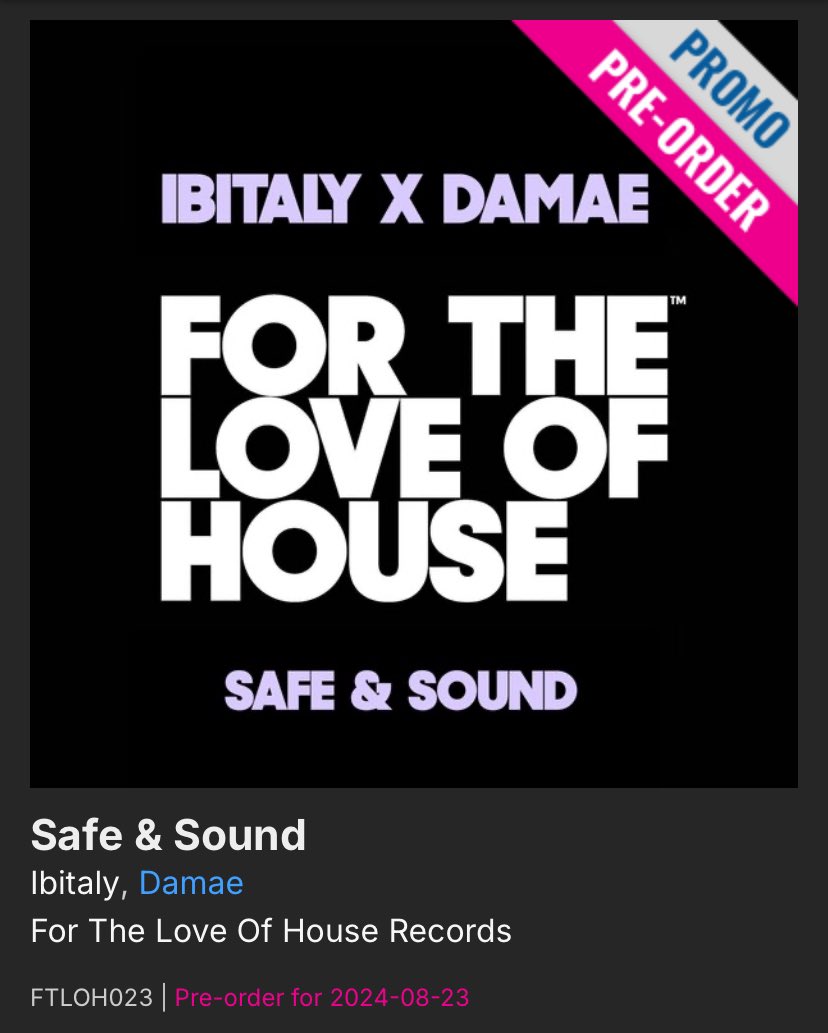 Franco De Mulero (@francodemulero) on Twitter photo Ready to pre-order <a href="/traxsource/">Traxsource</a> traxsource.com/track/12630947… #fortheloveofhouse #melodichouse Ready to pre-order <a href="/traxsource/">Traxsource</a> traxsource.com/track/12630947… #fortheloveofhouse #melodichouse