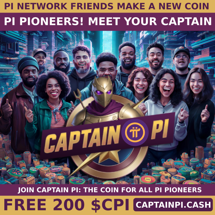 CaptainPi2024's tweet photo. @PiCoreTeam Captain Pi supports the Pi Network by uniting and advocating for its Pioneers.
Free Tokens for Pioneers
https://t.co/JixXd2Ud9K https://t.co/DlyNiGKms8