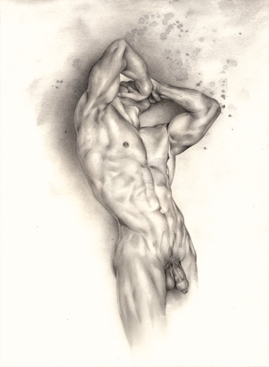 hap_penise's tweet photo. Sumi-ink and Pencil Drawing https://t.co/izN1TPNyzc