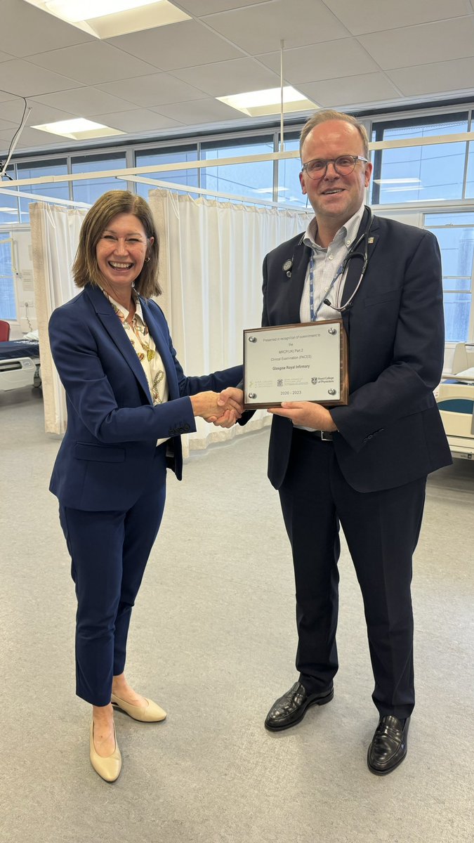 Eric Livingston (@ericliv) on Twitter photo Great day of <a href="/MRCPUK/">MRCPUK Examinations</a> PACES <a href="/NHSGGC/">NHS Greater Glasgow and Clyde</a> Glasgow Royal Infirmary. Nice to be given recognition from <a href="/MRCPUK/">MRCPUK Examinations</a> for our commitment to running the exam here at GRI! <a href="/rcpsglasgow/">Royal College of Physicians & Surgeons of Glasgow</a> <a href="/JackieDocjt/">Jackie Taylor</a> Great day of <a href="/MRCPUK/">MRCPUK Examinations</a> PACES <a href="/NHSGGC/">NHS Greater Glasgow and Clyde</a> Glasgow Royal Infirmary. Nice to be given recognition from <a href="/MRCPUK/">MRCPUK Examinations</a> for our commitment to running the exam here at GRI! <a href="/rcpsglasgow/">Royal College of Physicians & Surgeons of Glasgow</a> <a href="/JackieDocjt/">Jackie Taylor</a>