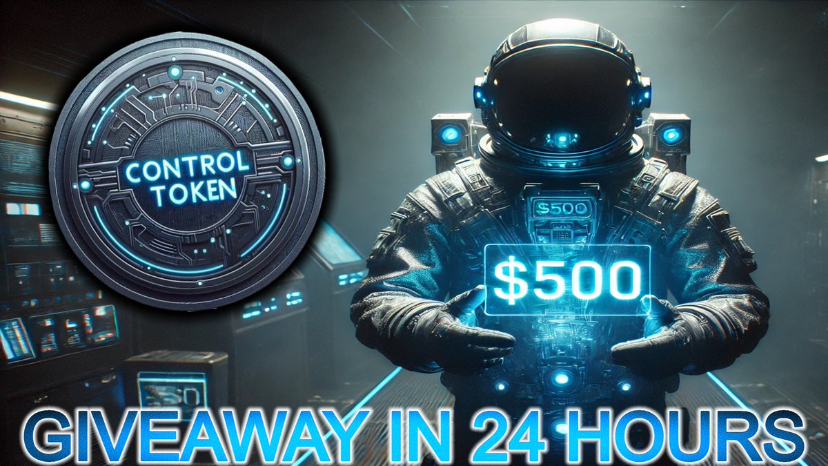 TokenControl's tweet photo. DOING A GIVEAWAY OF $500 BNB IN 24 HOURS TO SOMEONE WHO BUYS $500 IN CONTROL TOKEN. RANDOMLY SELECTED. ANY BUYS $500 AND OVER WILL QUALIFY. THE SMALLER THE AMOUNT OF BUYS THE GREATER THE CHANCES TO WIN!

AN EXTRA $100 TO SOMEONE WHO LIKES AND SHARES IN 24 HOURS!

https://t.co/X5u5p2Qker