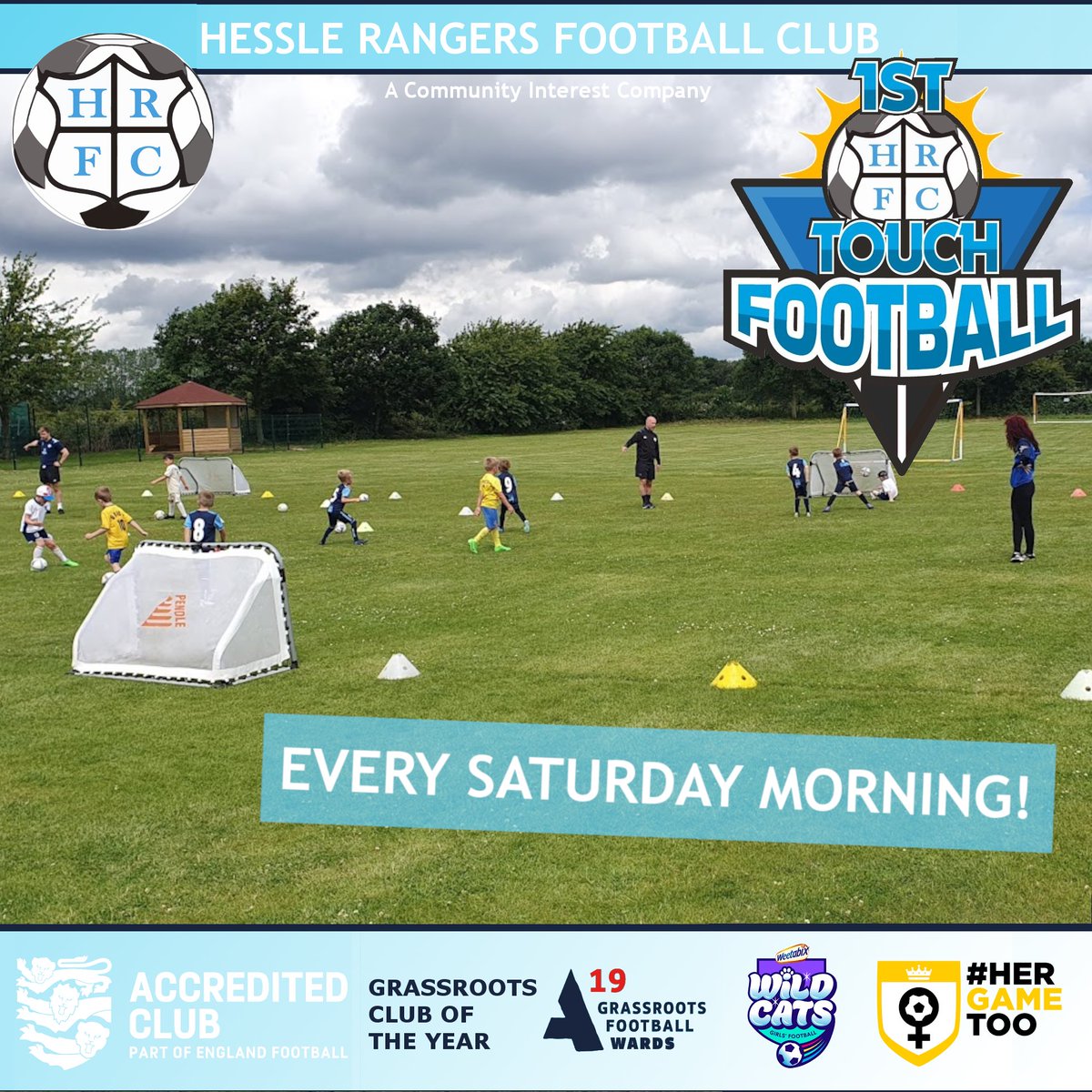 HessleRangers's tweet photo. Hessle Rangers #FirstTouchFootball continues tomorrow morning. New players can just turn up.
Boys and Girls aged 4-7! ππ€ #UTR
β° 10-11am - Ages 4-5
β° 11-12noon - Ages 6-7
π Bilsdon Park, Beverley Road, HU13 9AS
π° Β£3 (1st session FREE) https://t.co/ujnoTZRc2j
