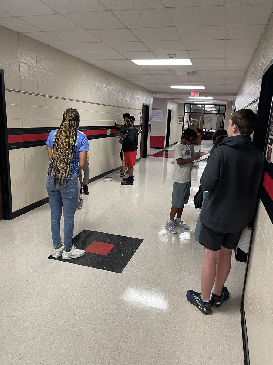 Ms. Williams is making math happen and developing calculator skills and collaboration #thinkfirst #choosebetter @humbleisd_wms <a href="/HumbleISD_PL/">Humble ISD PL</a> <a href="/HumbleISD/">Humble ISD</a>