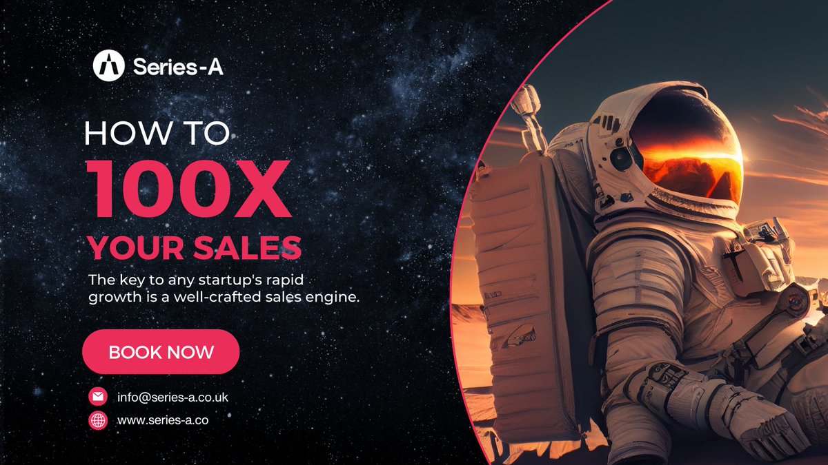 getseriesa's tweet photo. 🚀 How to 100x your sales 🚀

The key to any startup's rapid growth is a well-crafted sales engine.

Book a free discovery call with Series-A and dive into building a World-Class Sales Engine
https://t.co/vamEFd0tvm

#StartupSuccess  #GrowthStrategy #EntrepreneurMindset #WCS https://t.co/2KSTWQqCMr