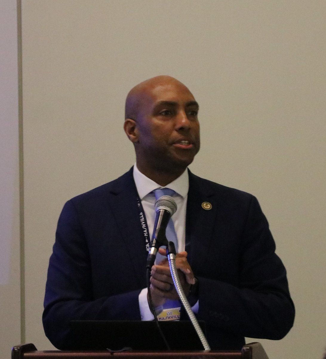 CSGJC's tweet photo. #ADCC24 starts today! Thank you @Director_BJA, @MeganQbaum &amp; @TDCJ Research &amp; Development Director Andrew Barbee for kicking off today’s festivities and speaking about the importance of improving data analysis capacity for corrections departments. https://t.co/VKalqPH1I6