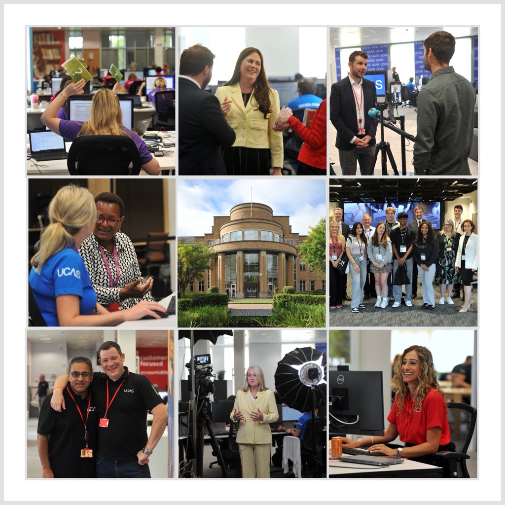 Results week has come to an end! 🥳 

Around 100 UCAS colleagues volunteered on the phones to support students yesterday. We answered 9,424 calls and 1,938 across social media queries throughout the day! 🦸‍♂️
 
Congratulations to all those who received results!

#resultsday2024