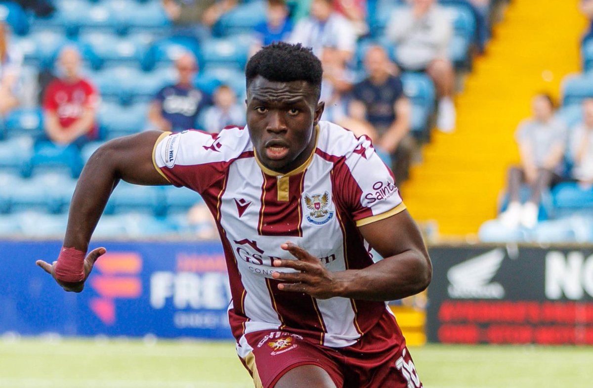 sjfcnews's tweet photo. Manchester City, Chelsea and PSG are among a host of clubs set to watch St Johnstone striker Adama Sidibeh in action against Rangers on Saturday as they weigh up a move for the pacy forward before the end of the transfer window. #MCFC #CFC #PSG https://t.co/cIWy6igqyl
