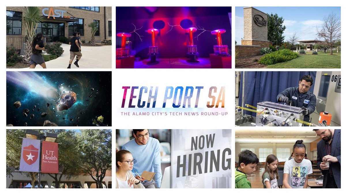 Tech Port SA (@techportsa) on Twitter photo Weekly #tech news roundup: 🚀FREE Afterschool STEM Program; 🔬UTSA Training Young Biomed Superheroes; 🔋New Energy Consortium; Tech Jobs and more! Check it out: tinyurl.com/2p98597s <a href="/samsat210/">SAMSAT</a> <a href="/utsa/">UTSA</a> <a href="/swri/">Southwest Research Institute</a> <a href="/casttechschool/">CAST Tech</a> <a href="/uthealthsa/">UT Health San Antonio</a> Weekly #tech news roundup: 🚀FREE Afterschool STEM Program; 🔬UTSA Training Young Biomed Superheroes; 🔋New Energy Consortium; Tech Jobs and more! Check it out: tinyurl.com/2p98597s <a href="/samsat210/">SAMSAT</a> <a href="/utsa/">UTSA</a> <a href="/swri/">Southwest Research Institute</a> <a href="/casttechschool/">CAST Tech</a> <a href="/uthealthsa/">UT Health San Antonio</a>