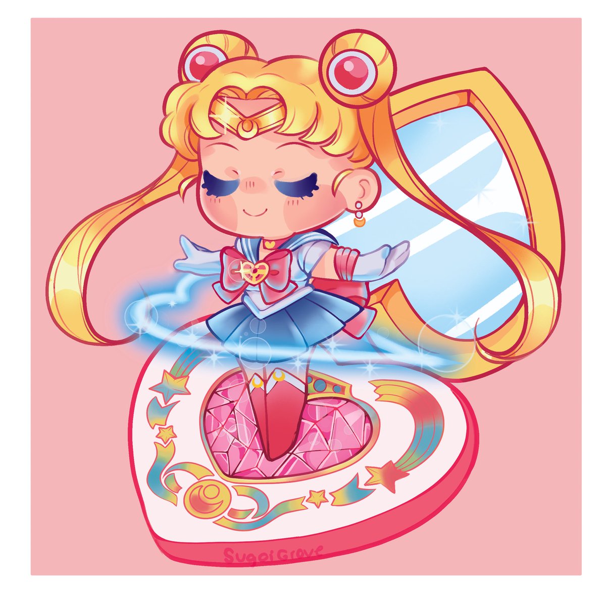 Magica_Grove's tweet photo. 💕🌙 Moon Cosmic Power, Makeup! 💕🌙 #SailorMoon https://t.co/ZSCmWrxebJ