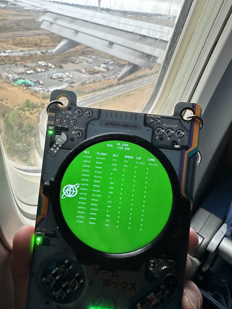 Kerry Bonin (@kerrybonin) on Twitter photo <a href="/SecureAerospace/">Aerospace Village</a> Landing at SEA. Was also fun to watch flight board providing closer to realtime altitude from ADS-B telemetry than on-board seat panel during the flight. <a href="/SecureAerospace/">Aerospace Village</a> Landing at SEA. Was also fun to watch flight board providing closer to realtime altitude from ADS-B telemetry than on-board seat panel during the flight.
