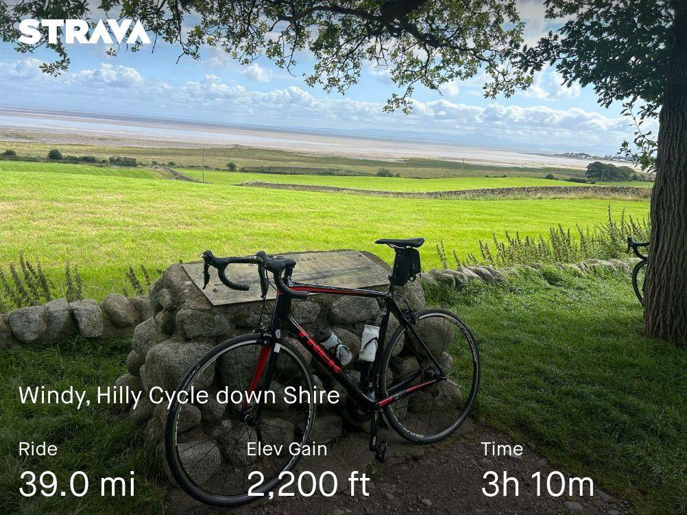 A nice pedal around the Shire taking in the Solway Coast it’s been a while since I’ve been on the saddle so this will hurt tomorrow 💪 #D&amp;G #Gettingitdone