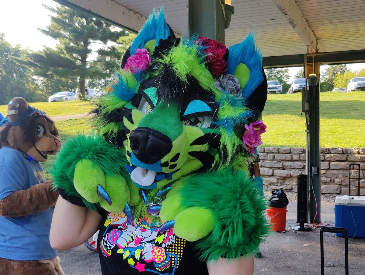 Happy #FursuitFriday friends and strangers!

📸 <a href="/luckyringtail/">Lucky Ringtail</a>