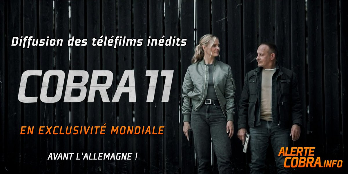AlerteCobraInfo's tweet photo. Les téléfilms inédits d’#AlerteCobra déjà diffusés en exclusivité mondiale avant l’Allemagne! 😲 + d’infos 👉 https://t.co/8hhM2UmDhH https://t.co/mYhWjVZLTt
