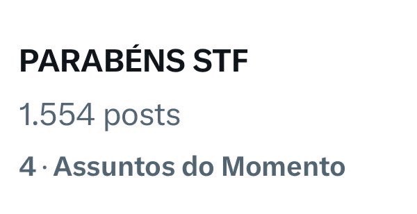 🚨 Eu digo: PARABÉNS STF por acabar com a farra do pior congresso nacional da história!

E você ? ? ?