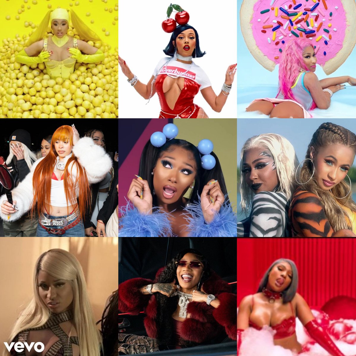 A thread of Female Rap songs that are/were bigger in real life but not on the charts.