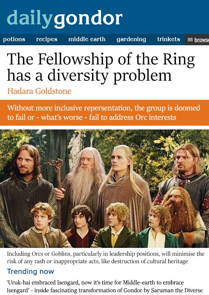 DailyGondor's tweet image. Saruman&apos;s counsel on safe and inclusive Fellowship make-up was repeatedly rebuked, sources claim.