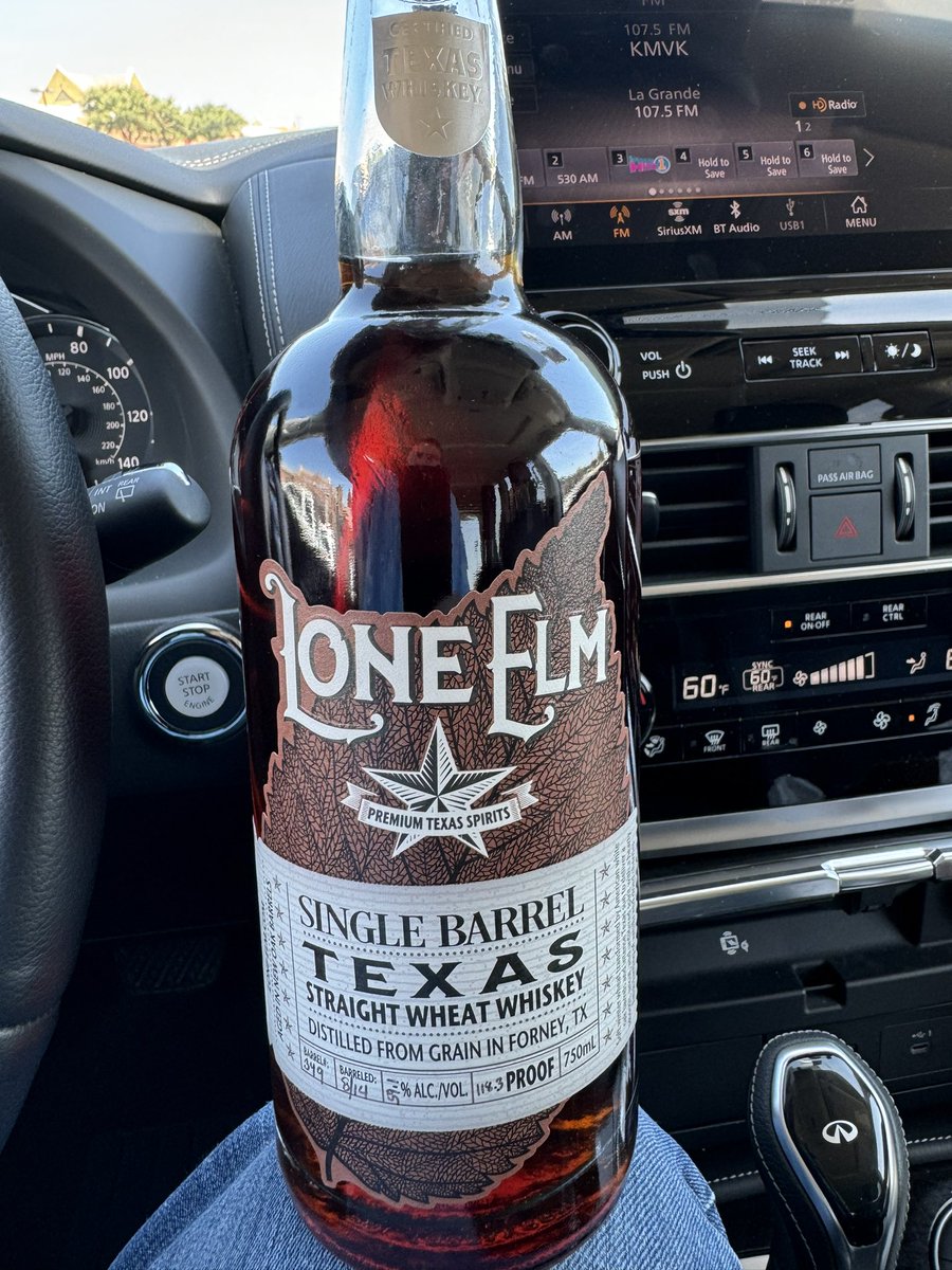 <a href="/TotalWine/">Total Wine & More</a> always has my favorite whiskey in Dallas. Only $50 for the world’s best wheat whiskey single barrel.  <a href="/LoneElmSpirits/">Lone Elm Whiskey</a>