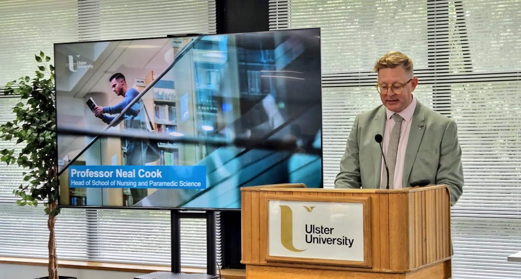 Neal Cook RN PhD (@nealfcook) on Twitter photo Delighted to share our launch of the new CTC with so many people today. Brighter days ahead with a fantastic team. <a href="/UlsterCtc/">UlsterCTC</a> <a href="/UlsterUniSoNP/">Ulster Uni Nursing and Paramedic Science💙</a> <a href="/Duncan_CNO/">Duncan Burton</a> <a href="/CNO_NI/">CNO Northern Ireland</a> <a href="/niallach/">Malachy Ó Néill</a> <a href="/dodonnell22/">Deirdre O'Donnell RN, PhD, SFHEA</a> Delighted to share our launch of the new CTC with so many people today. Brighter days ahead with a fantastic team. <a href="/UlsterCtc/">UlsterCTC</a> <a href="/UlsterUniSoNP/">Ulster Uni Nursing and Paramedic Science💙</a> <a href="/Duncan_CNO/">Duncan Burton</a> <a href="/CNO_NI/">CNO Northern Ireland</a> <a href="/niallach/">Malachy Ó Néill</a> <a href="/dodonnell22/">Deirdre O'Donnell RN, PhD, SFHEA</a>