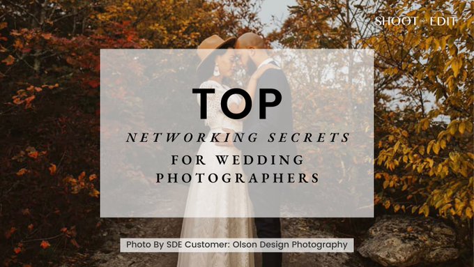 Networking can be a game-changer for your wedding photography business, helping you gain more referrals and clients. But where do you start? 🤔 Our blog post is packed with valuable insights from experts that will help you get started.

👉 shootdotedit.com/blogs/news/top…

#ShootDotEdit