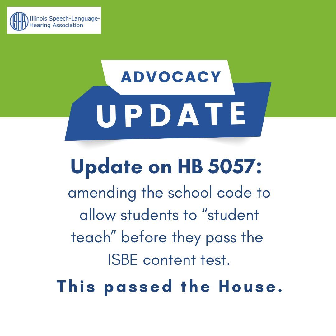 ISHA's Executive Board and Division for Legislative and Regulatory Affairs works with the ISHA lobbyist to advocate on behalf of the professionals in the state.  ISHA is excited to update the membership on the status of these bills.