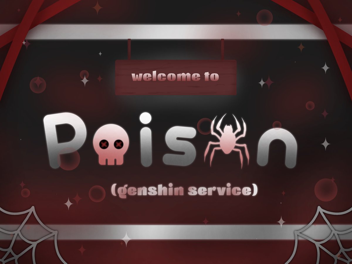 poison 💀 รับเล่นเกนชิน 𓈒 tweet media