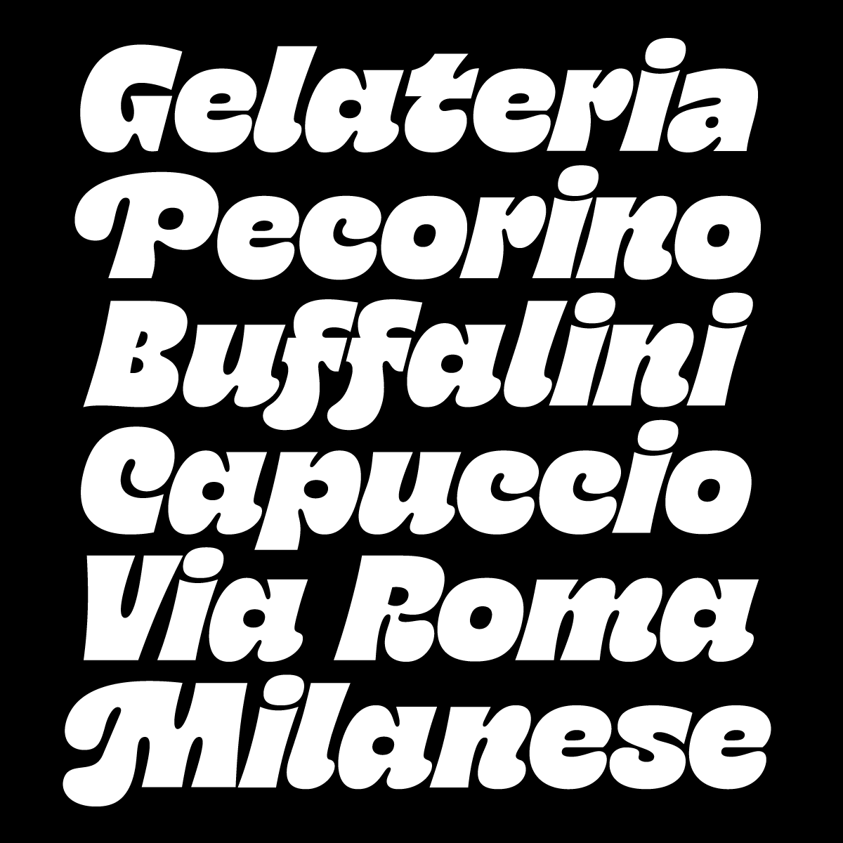 Just so you know: I just added italics for Talkie. Fun! typeverything.com/talkie #fonts (Swash Caps, Variable, Alternates, etc.)