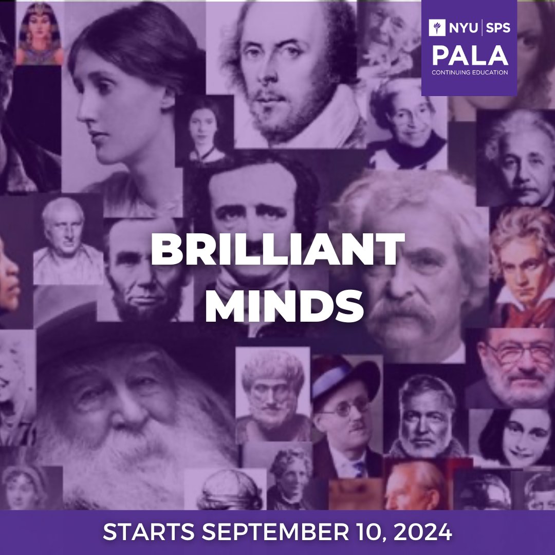 NYU SPS_pwmce (@nyusps_pwmce) on Twitter photo Uncover the brilliance within literature! 📖 Explore the works of literary geniuses like Shakespeare and more. Enrich your cultural literacy, broaden your knowledge, and dive into the worlds of profound creativity. 
Link in first comment
#NYU #NYUSPS #WeAreSPS <a href="/Jennymcphee/">Jenny McPhee</a> Uncover the brilliance within literature! 📖 Explore the works of literary geniuses like Shakespeare and more. Enrich your cultural literacy, broaden your knowledge, and dive into the worlds of profound creativity. 
Link in first comment
#NYU #NYUSPS #WeAreSPS <a href="/Jennymcphee/">Jenny McPhee</a>