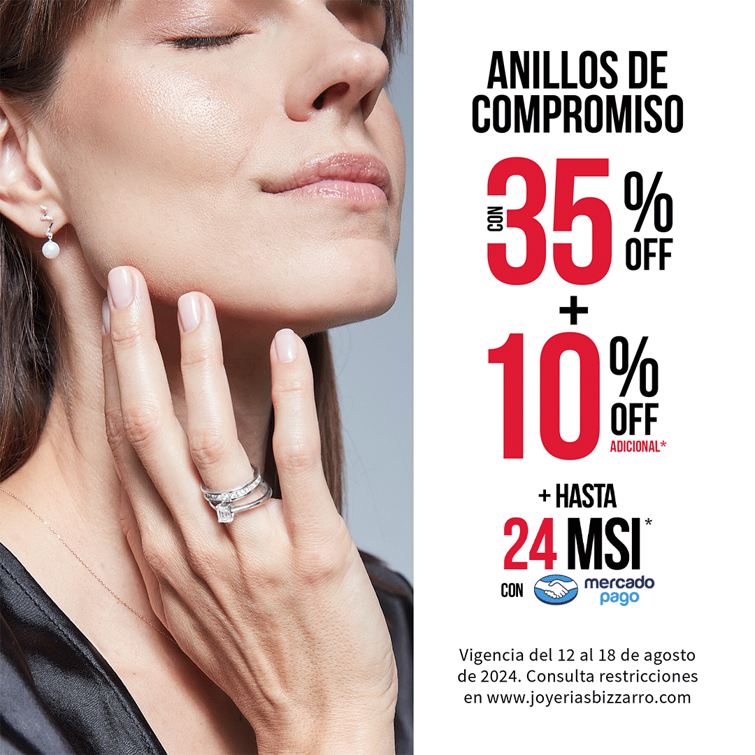 💍 ¿Estás a punto de dar ese gran paso? 😱 Encuentra el anillo de compromiso perfecto y aprovecha las Semanas de Locura para comprarlo con descuento adicional. 🤩 Mira más modelos aquí -> hubs.la/Q02Lkdjq0