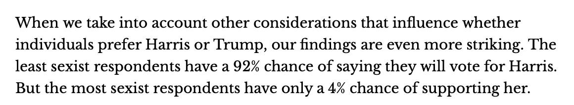 AdamEichen's tweet photo. Sexism mattered when Biden was in the race. But it matters a lot more now. https://t.co/odyrNFMPYX