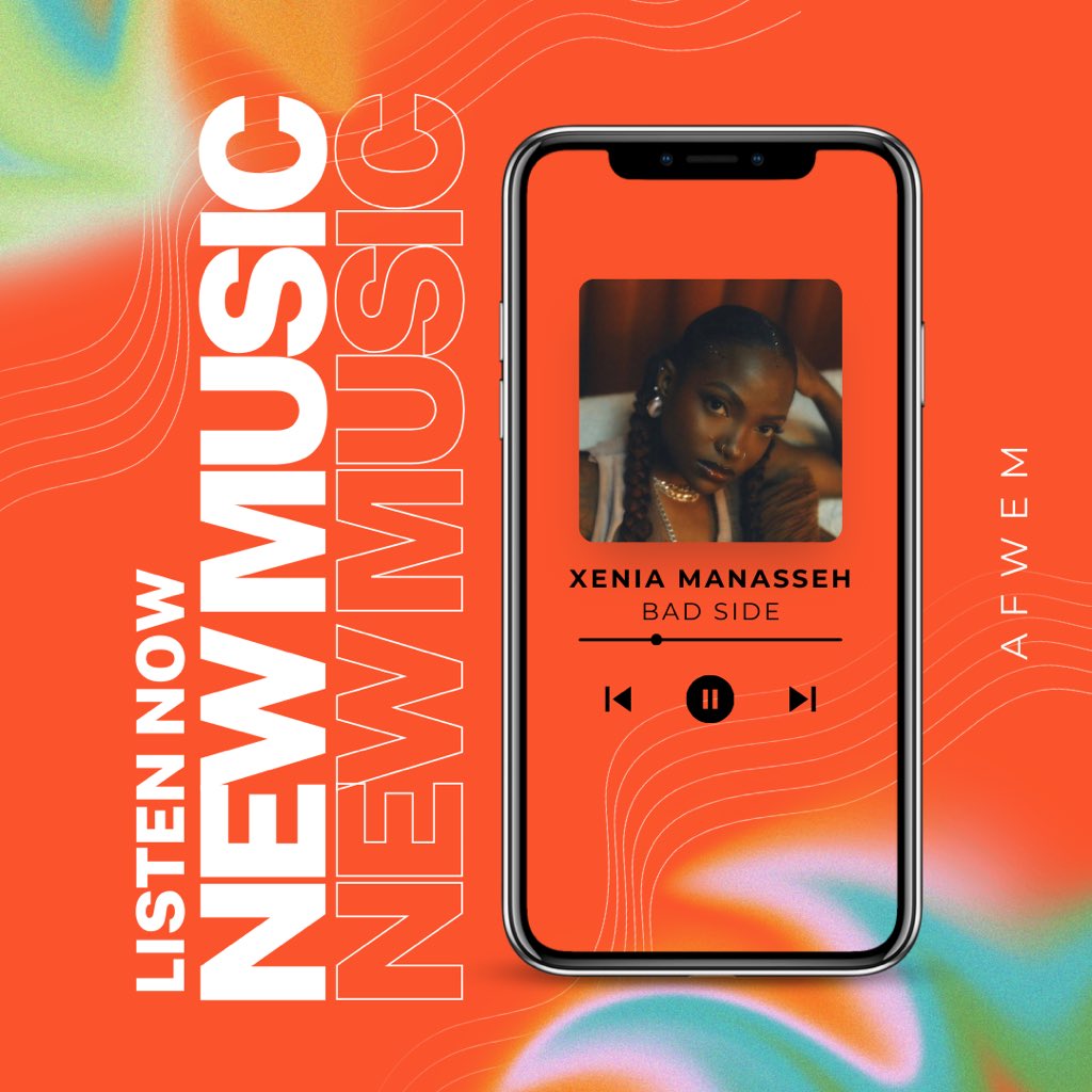 AFWEMMEDIA's tweet photo. New Music Friday 🔥🔥

🎶: Xenia Manasseh - Bad Side

#afwem #newmusic #africa #artist #newmusicfriday https://t.co/DjdkrZV0l0