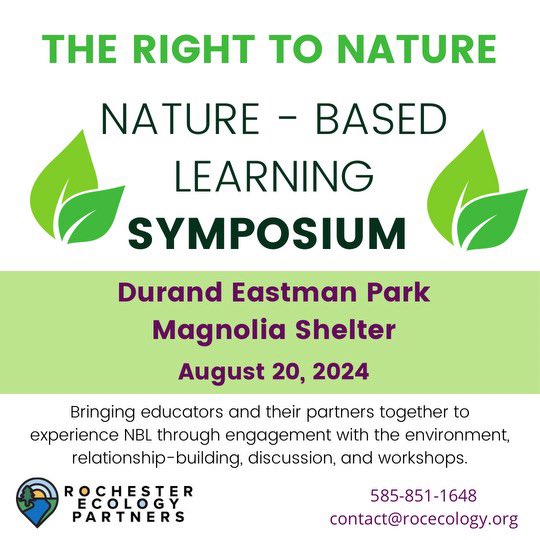kls_natureED's tweet image. Still able to register!rochesterecologypartners.org/events/ @RCSDAMDA @EarthworksCFY @RCSDNYS #teachers #natureforall