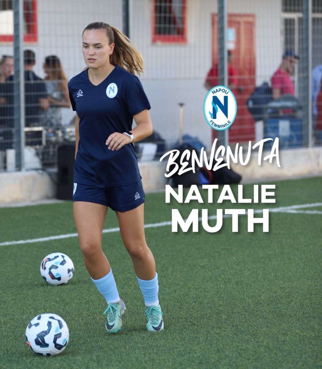 WomenFootballN_'s tweet image. 𝐔𝐅𝐅𝐈𝐂𝐈𝐀𝐋𝐄: Natalie #Muth è una nuova giocatrice del #NapoliFemminile 🔵

#WFN #SerieAFemminile