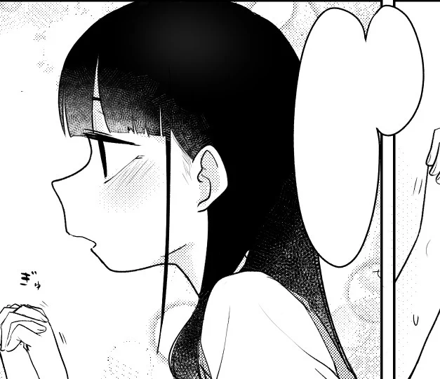 可愛い横顔が描けました 