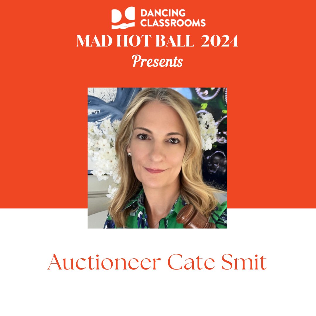 Announcing Cate Smit as our 2024 Mad Hot Ball Auctioneer! Cate has transitioned from a celebrated acting career to an in-demand host &amp; auctioneer. Get ready for an electrifying paddle raise - Grab tickets to the 9/20 Gala -  enjoy live music &amp; dance bit.ly/4caeHbS 🕺💃