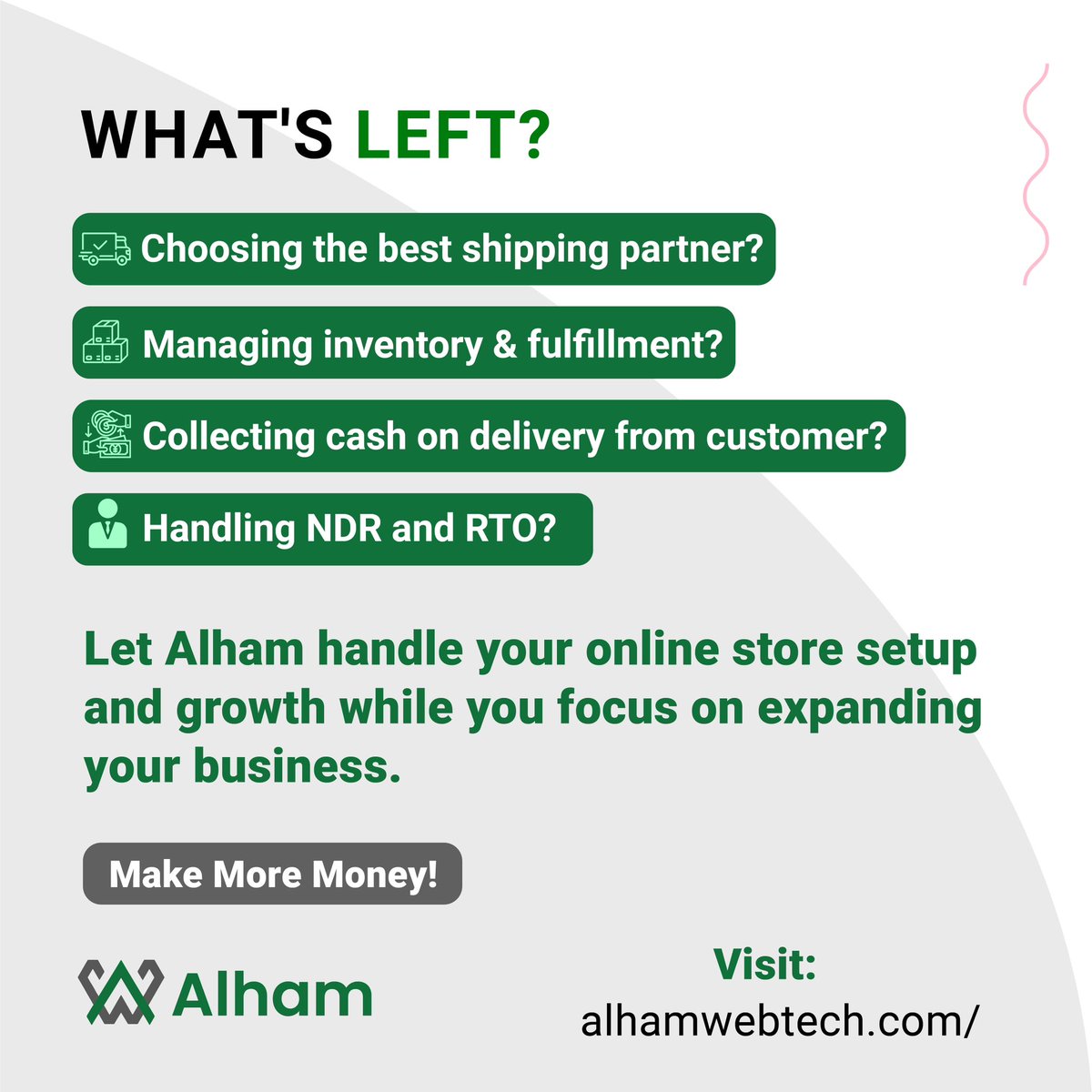 AlhamWebtech's tweet image. 🛒 Ready to launch your dropshipping business? Don't miss a step with our essential checklist! ✅ Get your store up and running smoothly with Alham Webtech. 
#Dropshipping #Ecommerce #AlhamWebtech #ShopifyTips