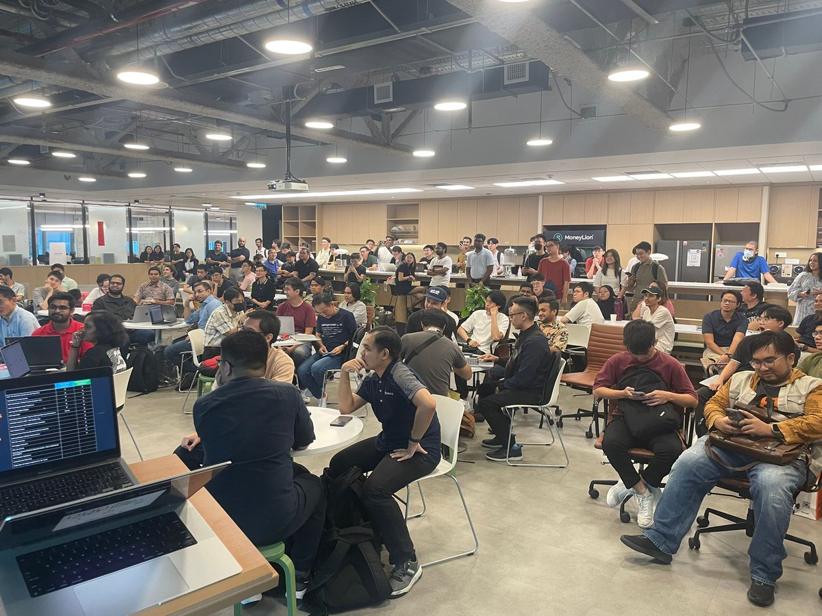 Thanks so much <a href="/awscloud/">Amazon Web Services</a> <a href="/AWSUserGroups/">AWS User Groups</a> and MoneyLion KL for partnering on the Prompt Olympics here in KL!

Was super fun to run, and the turnout was incredible 🙏