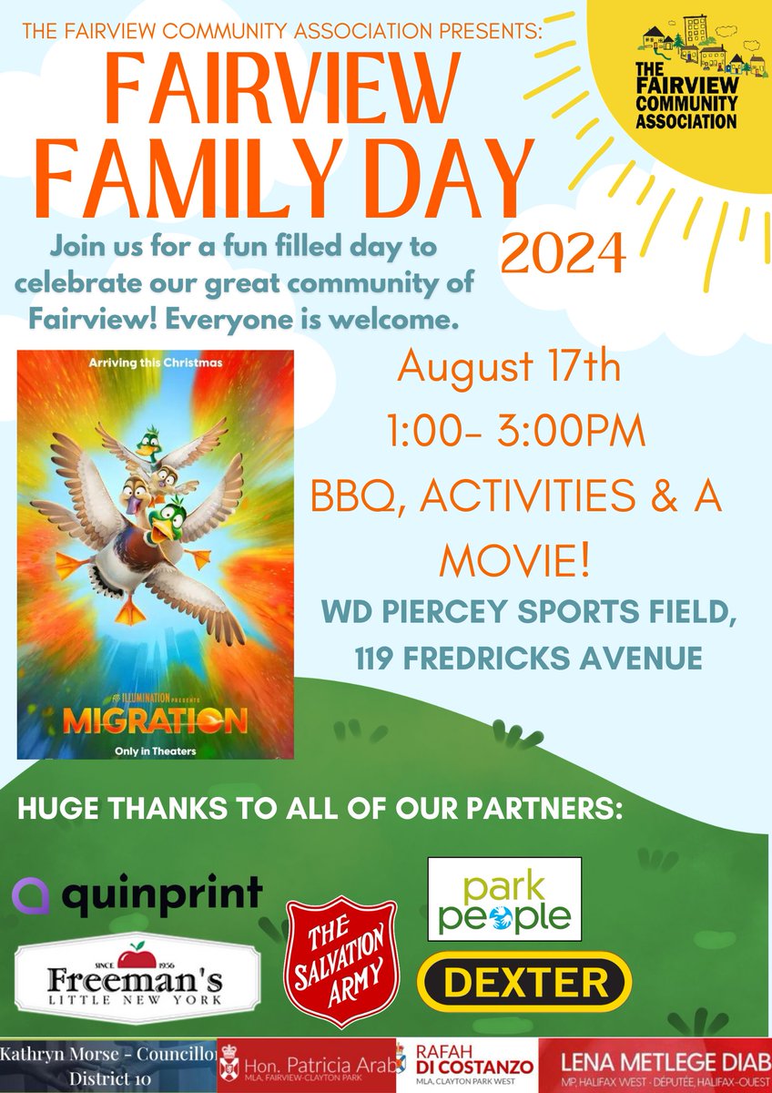 Folks in #Halifax, drop by the Fairview Family Day tomorrow &amp; say "hi" to us at the MADD booth! We will be doing demos &amp; handing out swag. 
You'll find us next to our friends <a href="/TheQReviews/">The Q LGBTQ Creative Network</a> ❤️
Lots of great stuff at this event, don't miss out!