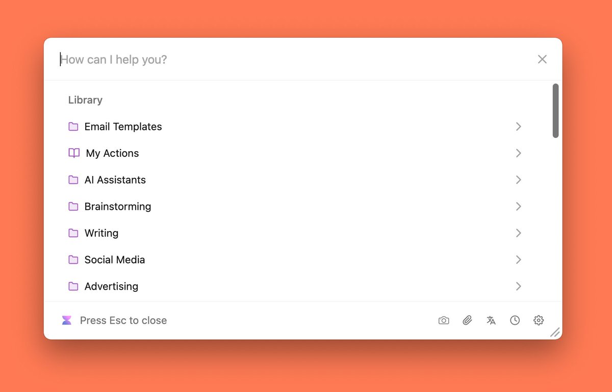 🔥 New in Voilà for Desktop v0.6.0:

- Quick screenshot capture
- Chat with Documents and Images
- Custom Actions
- Resizable Voilà dialog
- Star your favorite actions
- Light UI theme
- Summarize websites and YouTube videos
- Improved OS integration

getvoila.ai/download