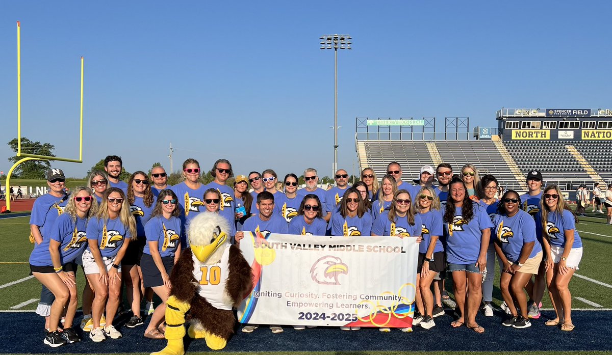 This South Valley staff is ready to do big things this school year! 🦅<a href="/SVMSEagles/">SVMS Eagles</a> @DrJosephLutes <a href="/WhitneyWeakley1/">Whitney Weakley</a> #riseandshinelps24