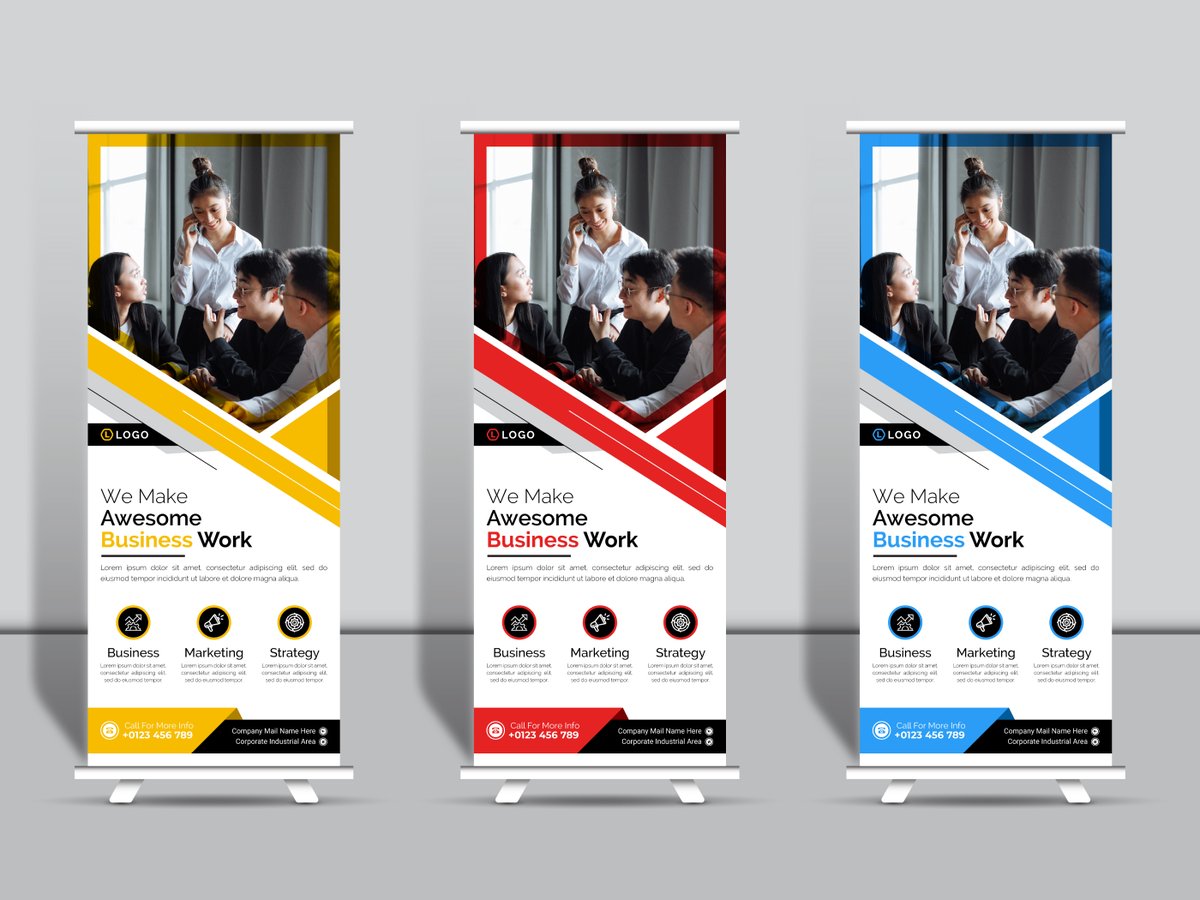DexignBuzz's tweet photo. Are you looking for a #corporate #RollUp #banner Design?
Contact me if you need Rull-Up Banner #designs 
:
✅ Behance: https://t.co/wVofCyRWBU
✅ Order Now: https://t.co/PzJl2vtdgX
✅ WhatsApp: +8801714918150
:
#GraphicDesigner #graphiccontent #BB26 #FursuitFriday #Madden25 https://t.co/4wQrHJPEIn