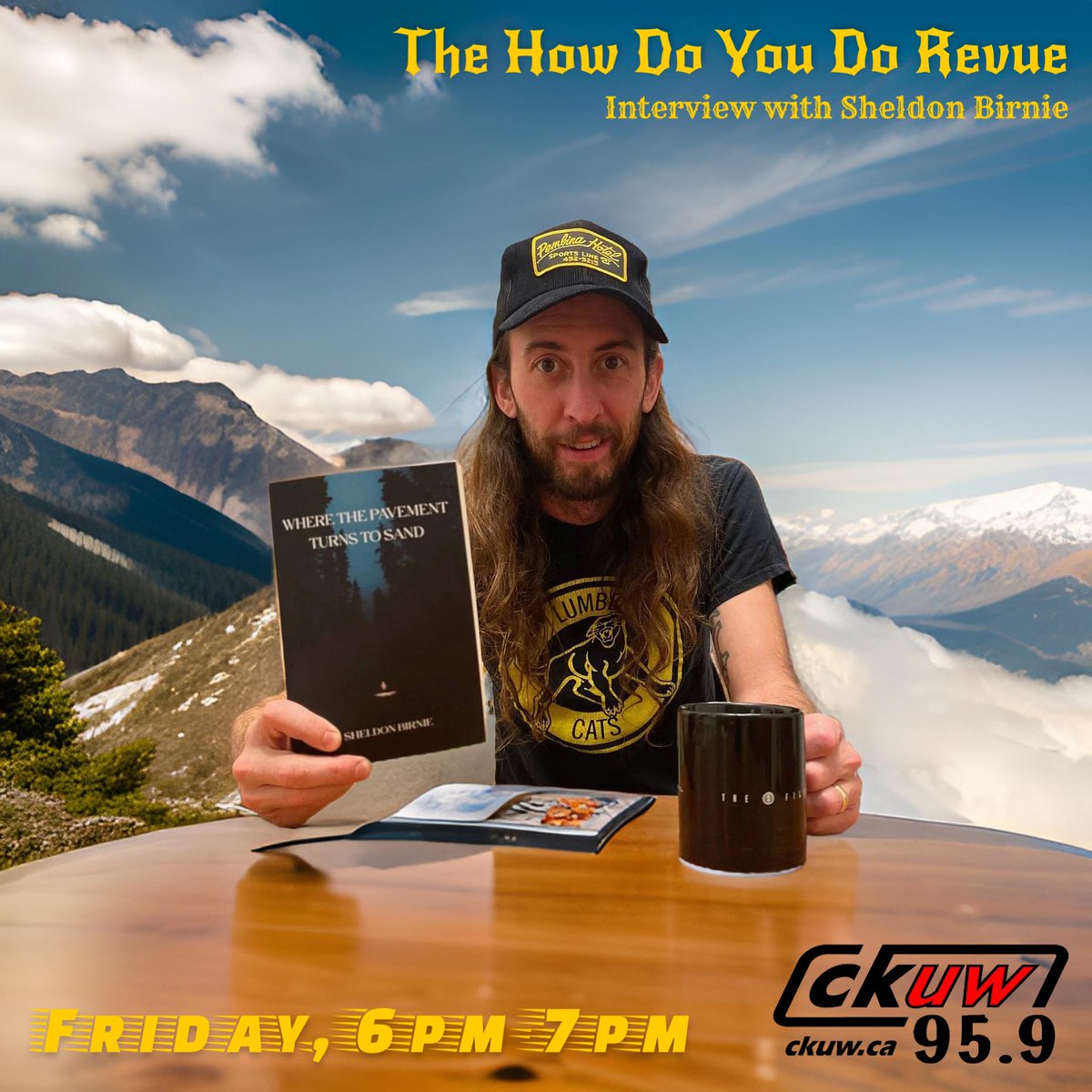 HowDoYouDoRevue's tweet image. This week on the Revue…

We chat with @badguybirnie about his book launch/reading tomorrow afternoon in Onanole, MB. The book is called “When The Pavement Turns To Sand”, and he’ll tell us all about it, and more.

Tonight at 6pm on @ckuw 95.9 FM in Wpg &amp;amp; ckuw.ca