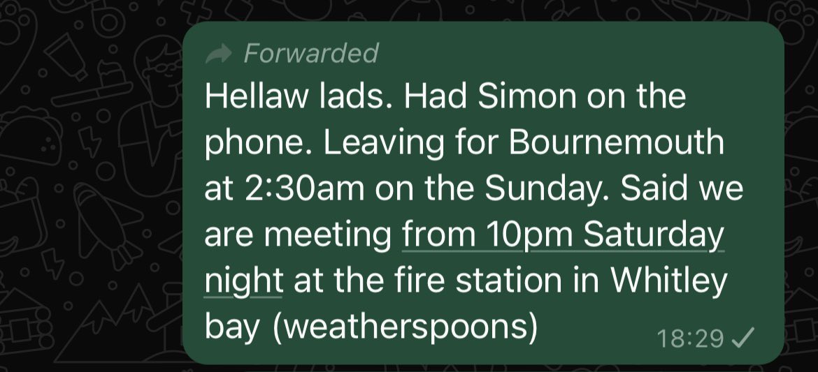 _gregdunn's tweet image. away days are back. ruthless but wouldn’t have it any other way