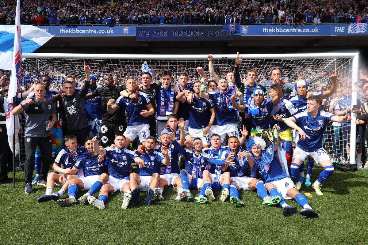 IpswichCulture's tweet photo. As someone who’s too young to remember #itfc last in the Premier League, tomorrow just feels so surreal. 

Enjoy it Town fans. 22 years we’ve waited for this. There’ll be times where we’re on a bad run, but these players, manager &amp; staff deserve us to stick with them every step. https://t.co/zTYAYr0mhY
