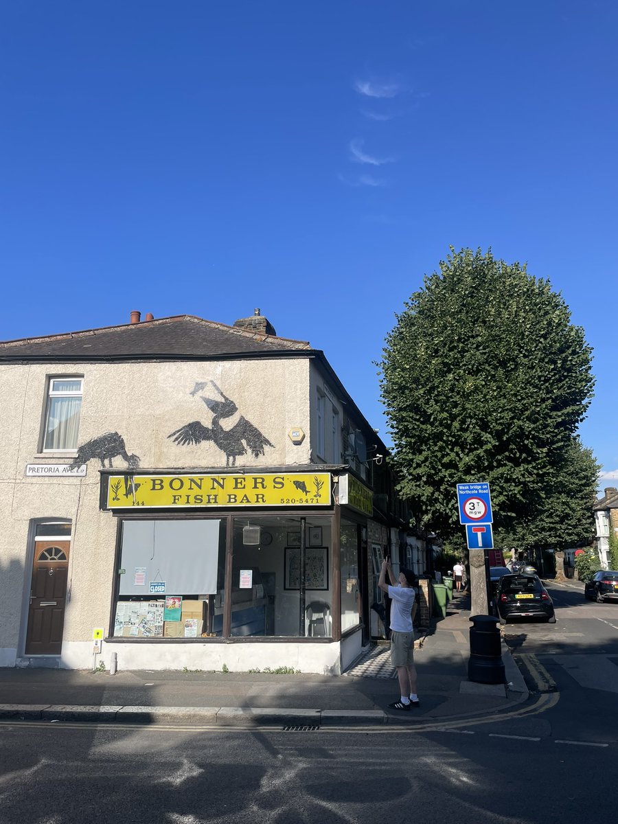 Toch best tof, zo’n Banksy op loopafstand van je huis.